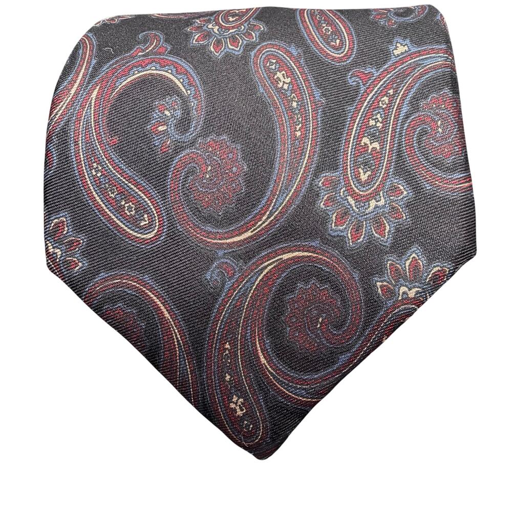 Andre Gianni Designer Silks Tie Rich Traditional Paisley Vtg